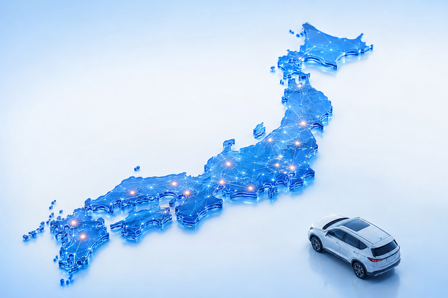 日本全国をつなぐ車両サポートネットワーク